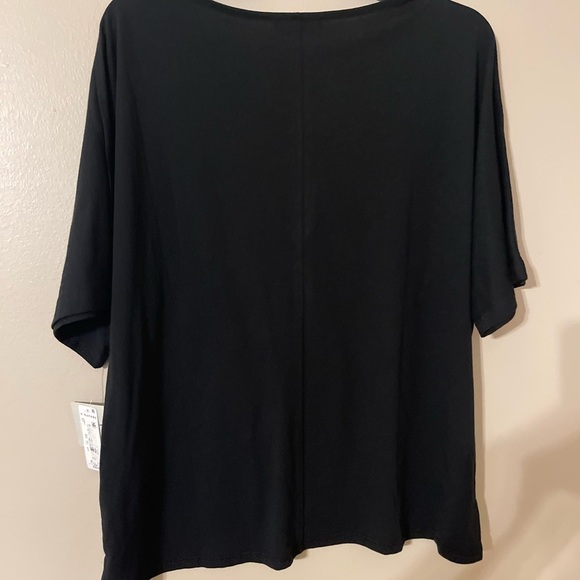 Natori 24/7 Loungewear Shirt Black LG - Picture 4 of 4